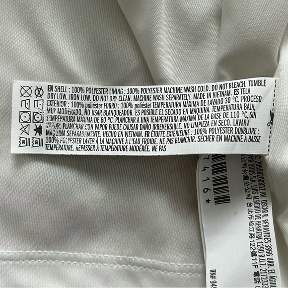 FOREVER 21 Women’s‎ Mini Babydoll Dress White Floral Chiffon Halter Tie Lined M - Picture 14 of 14